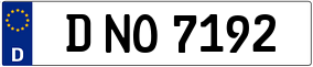 Truck License Plate